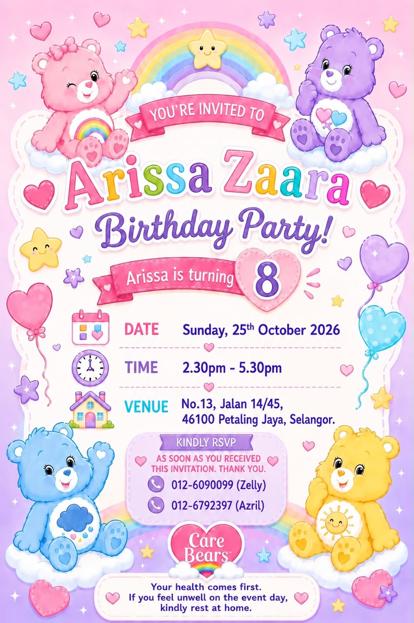 Arissa Zaara's 8th Birthday Party live event snapshot